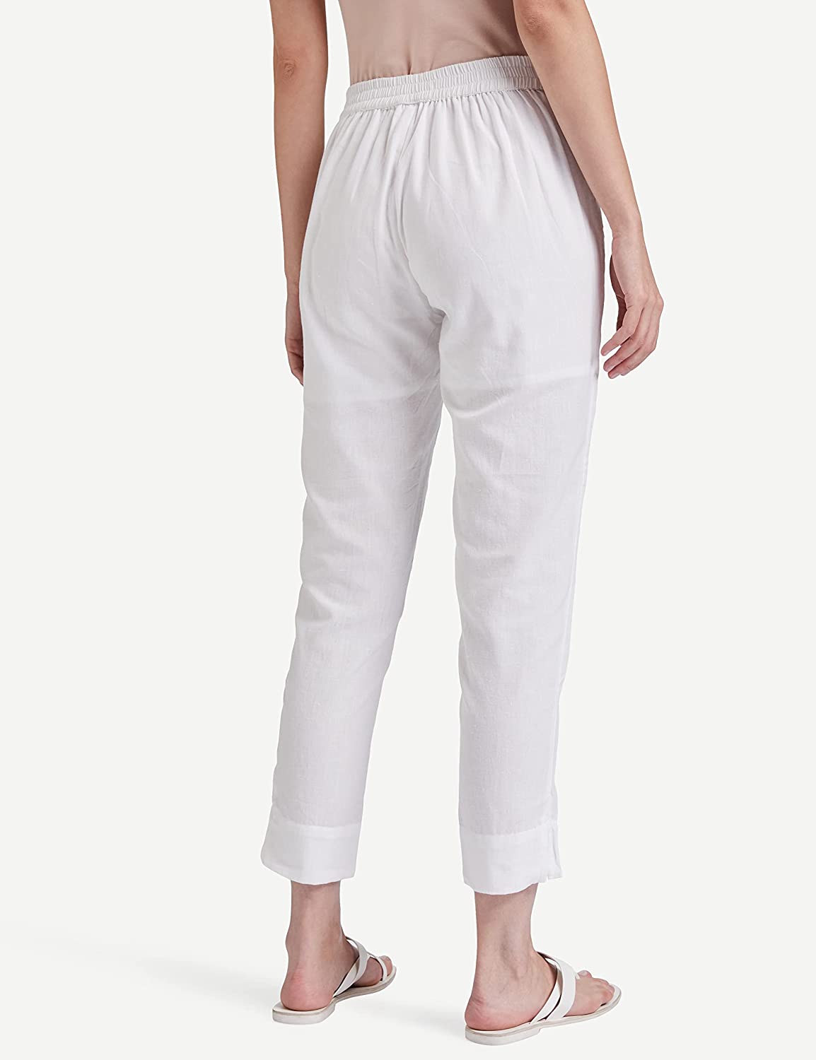 Matteau Pleated Organic Stretch-cotton Trousers in White | Lyst