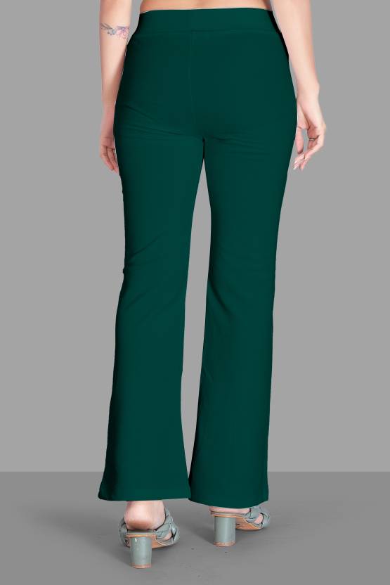 Buy Trend Alaçatı Stili High Waist Lycra Trousers In Brown | 6thStreet Qatar